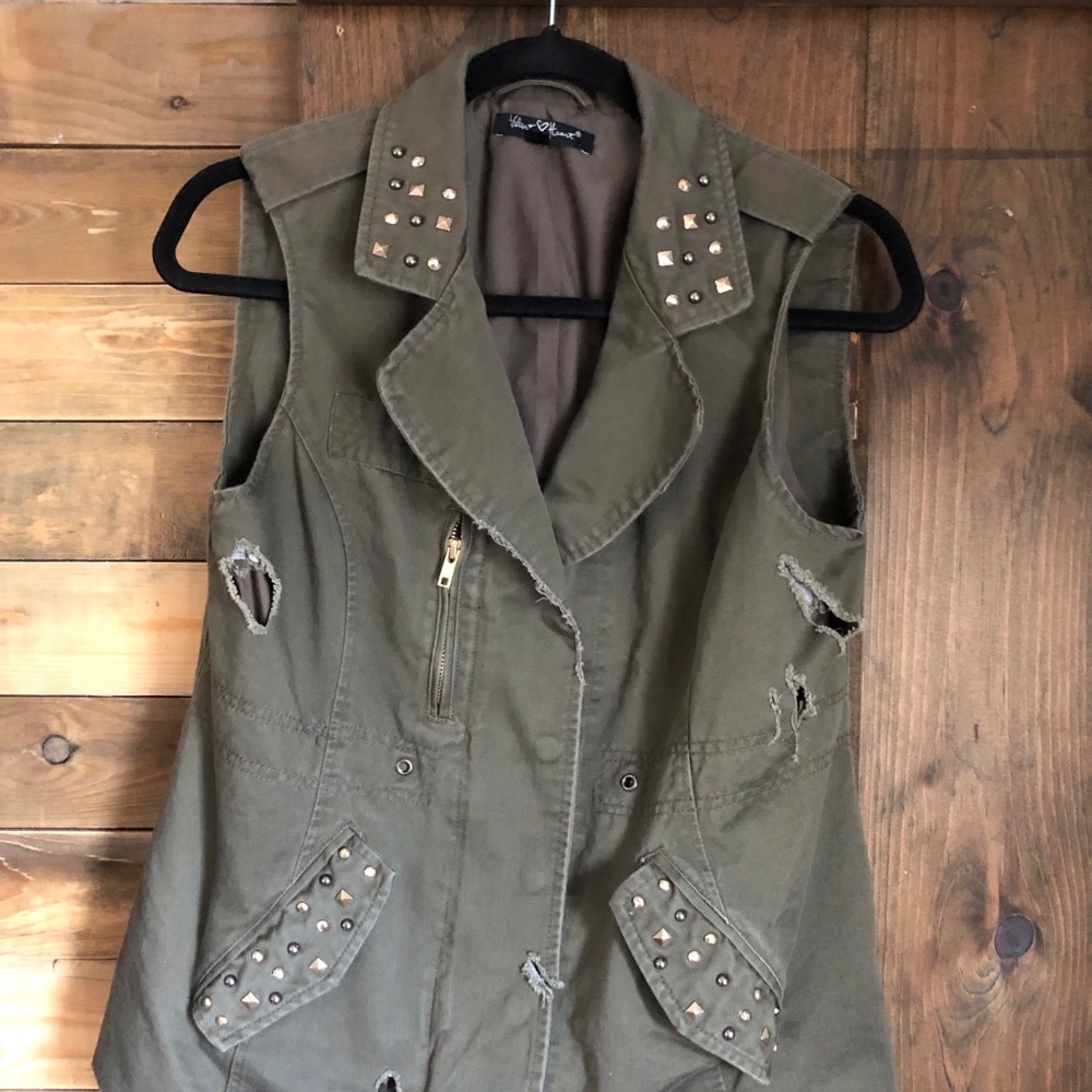 Velvet Heart Distressed Vest